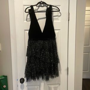 Short black dress, perfect for holiday season! Never worn!